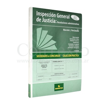Inspección General de Justicia: Resoluciones administrativas