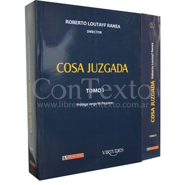Cosa juzgada 2 Tomos rúst
