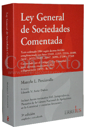 Ley General de Sociedades Comentada 3a edición