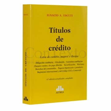 Títulos de crédito 12va edición