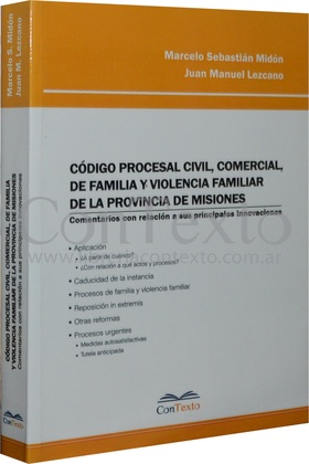 Código Procesal Civil, Comercial, de familia y violencia familiar de MISIONES