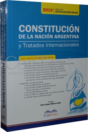 Constitución de la Nación Argentina y Tratados Internacionales 2019